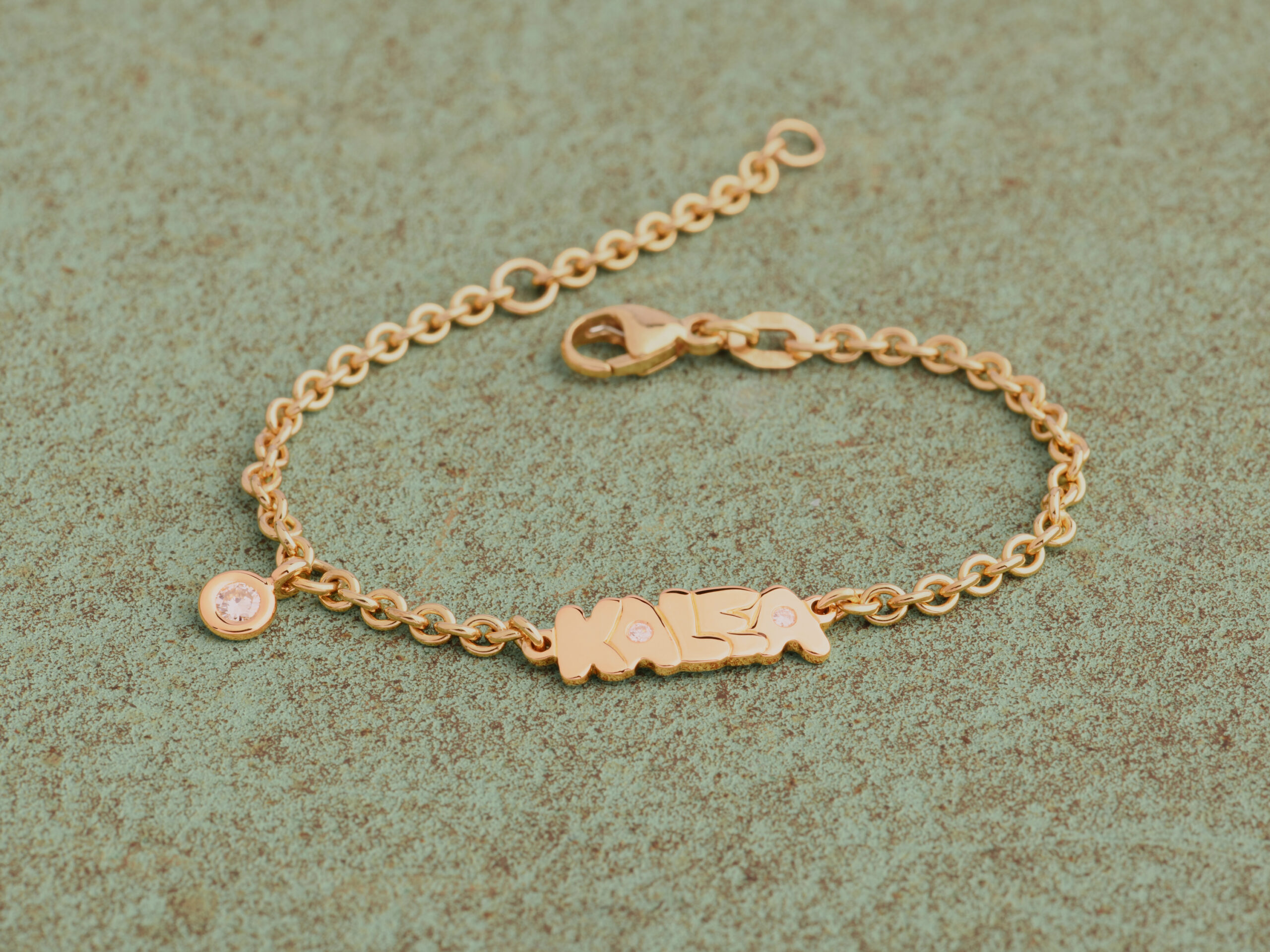 Kinderarmband in Gelbgold